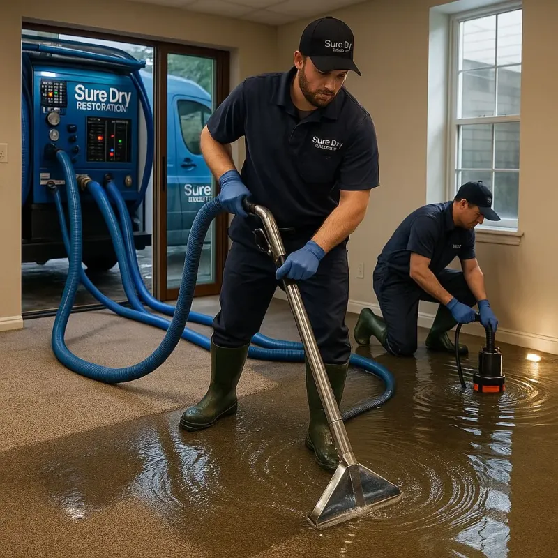 Water Extraction and Removal process in Mount Pocono, PA